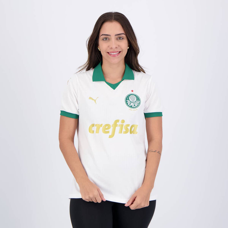 Camisa Palmeiras feminina Branca 2024/25