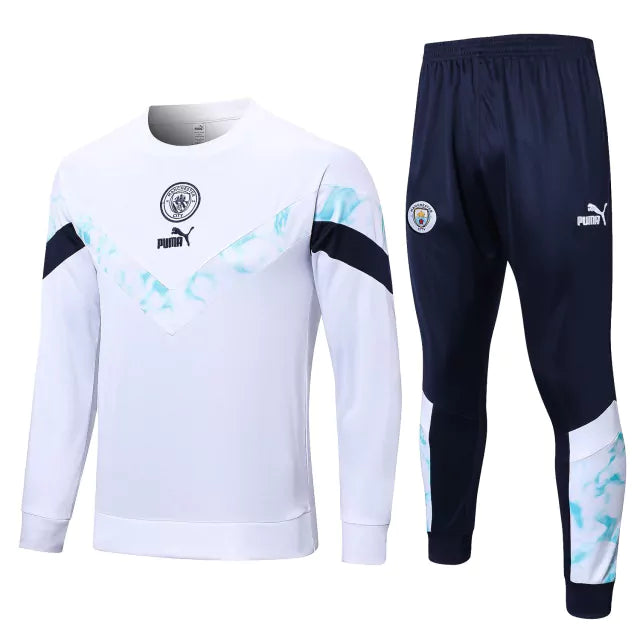 Conjunto de Treino do Manchester City 22/23 Branco