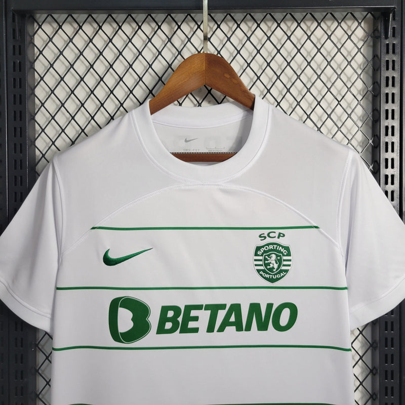 Camisa Sporting Away 23/24 - Nike Torcedor Masculina - Lançamento